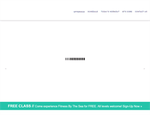 Tablet Screenshot of crossfitbythesea.com